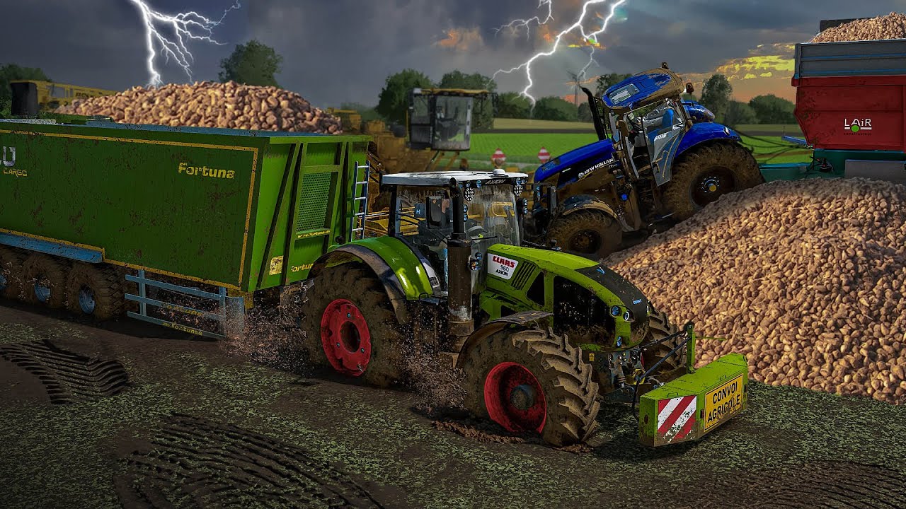 CHANTIER TRÈS DIFFICILE (Risque de s'embourber) | Réalisme Maximum sur Farming Simulator 22