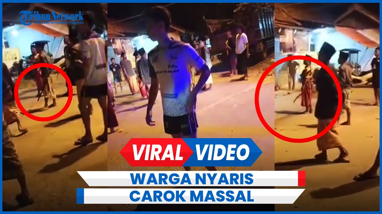Tak Terima Ditegur, Dua Kubu Warga Nyaris Carok Massal
