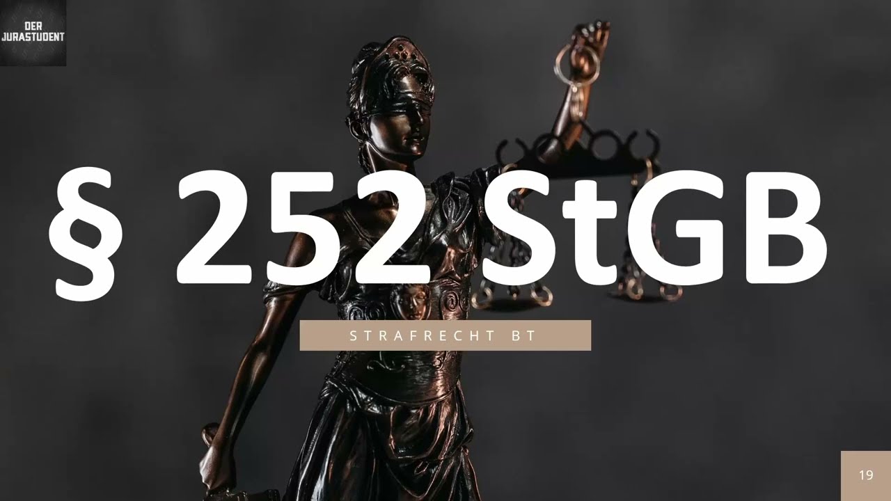 Räuberischer Diebstahl (§ 252) I Strafrecht BT 23