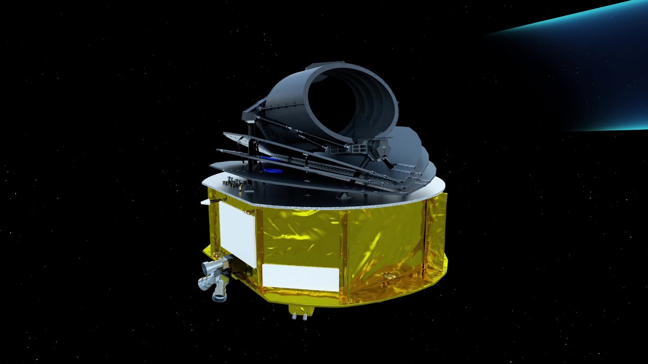 Animation of Ariel, the exoplanet explorer
