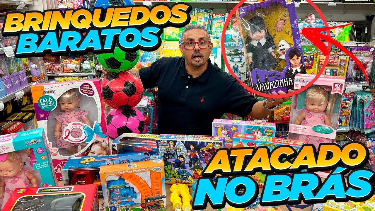 Brinquedos Baratos no Atacado a loja fica no Brás - Brinquedos no Atacado