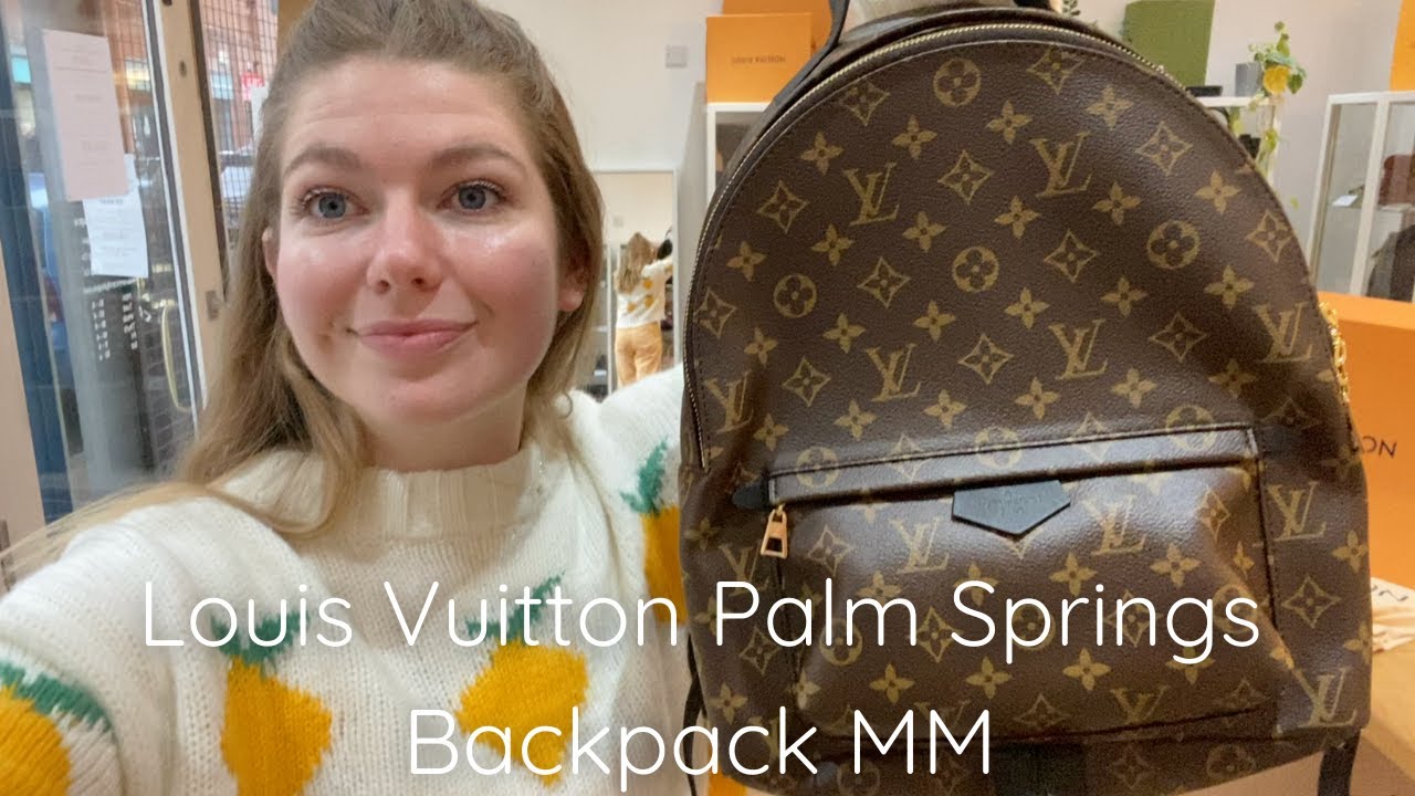Louis Vuitton Palm Springs Backpack MM Bag Review