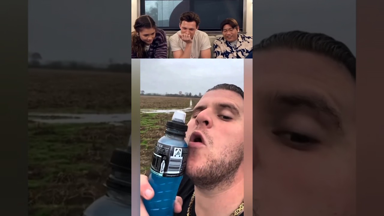 Tom Holland React Viral Videos part 103 #tomholland #funny #trytolaugh #reaction