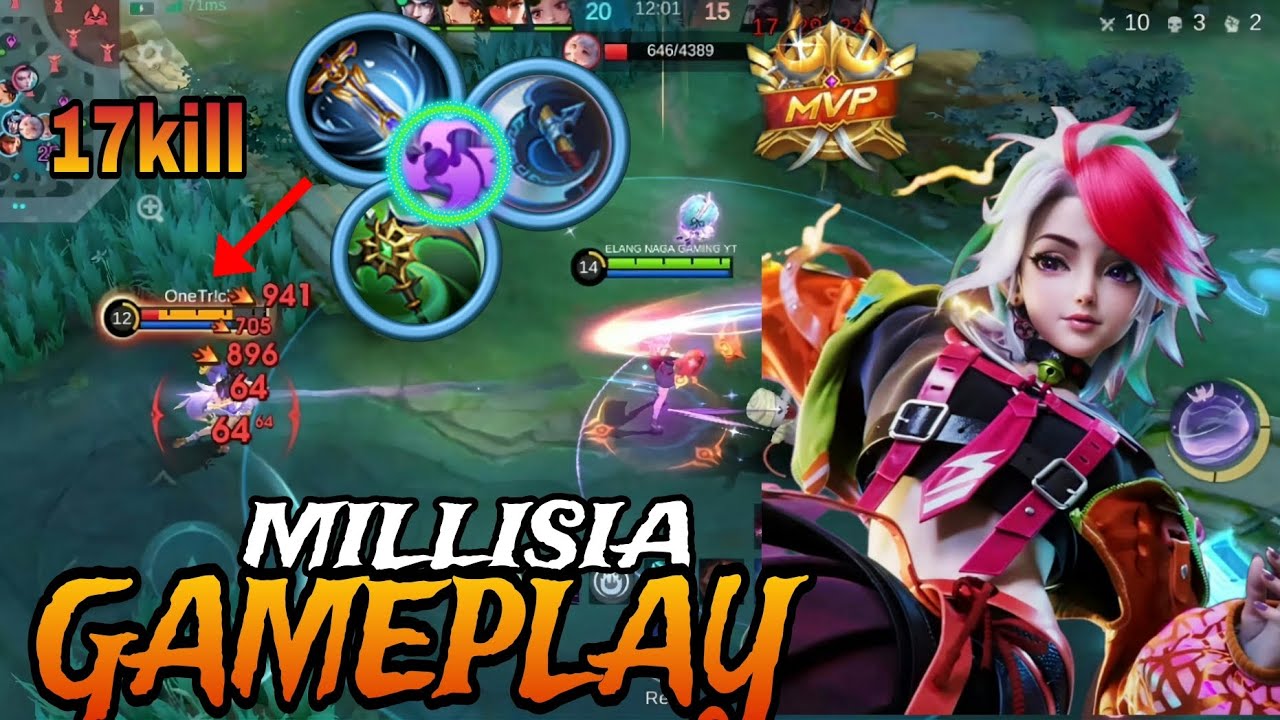 MILLISIA CRITICAL BULD WITH ASSASIN EMBLEM...! HIGH DAMAGE..🔥 FULL GAMEPLAY~(MLBB) 