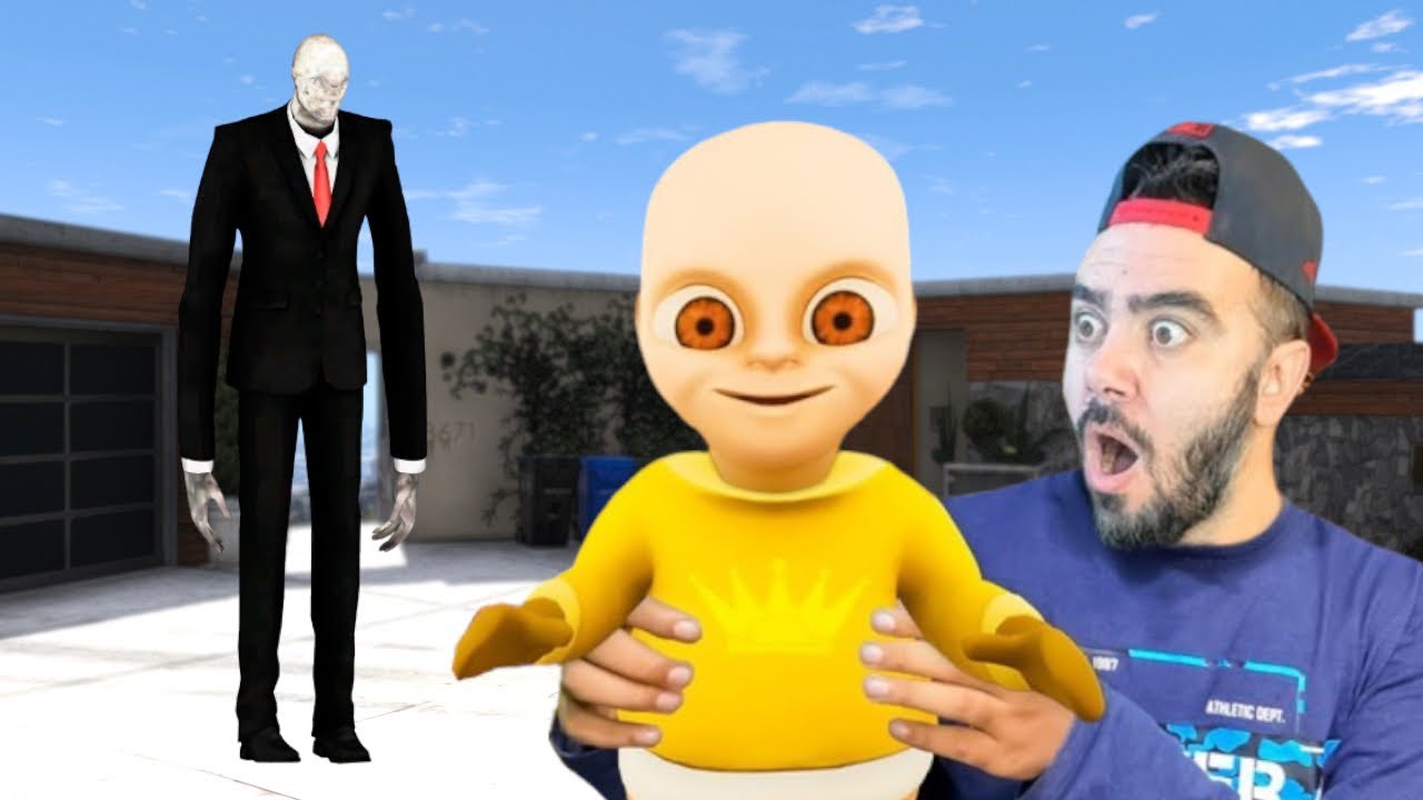 SLENDERMAN'IN BEBEGINI YAKALADIM ÇOK KIZDI - GTA 5 MODS