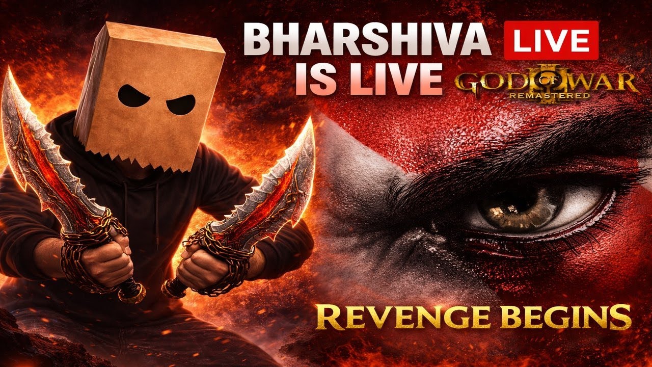 God of War 3 Remastered Live Gameplay #4| Bharshiva is Live