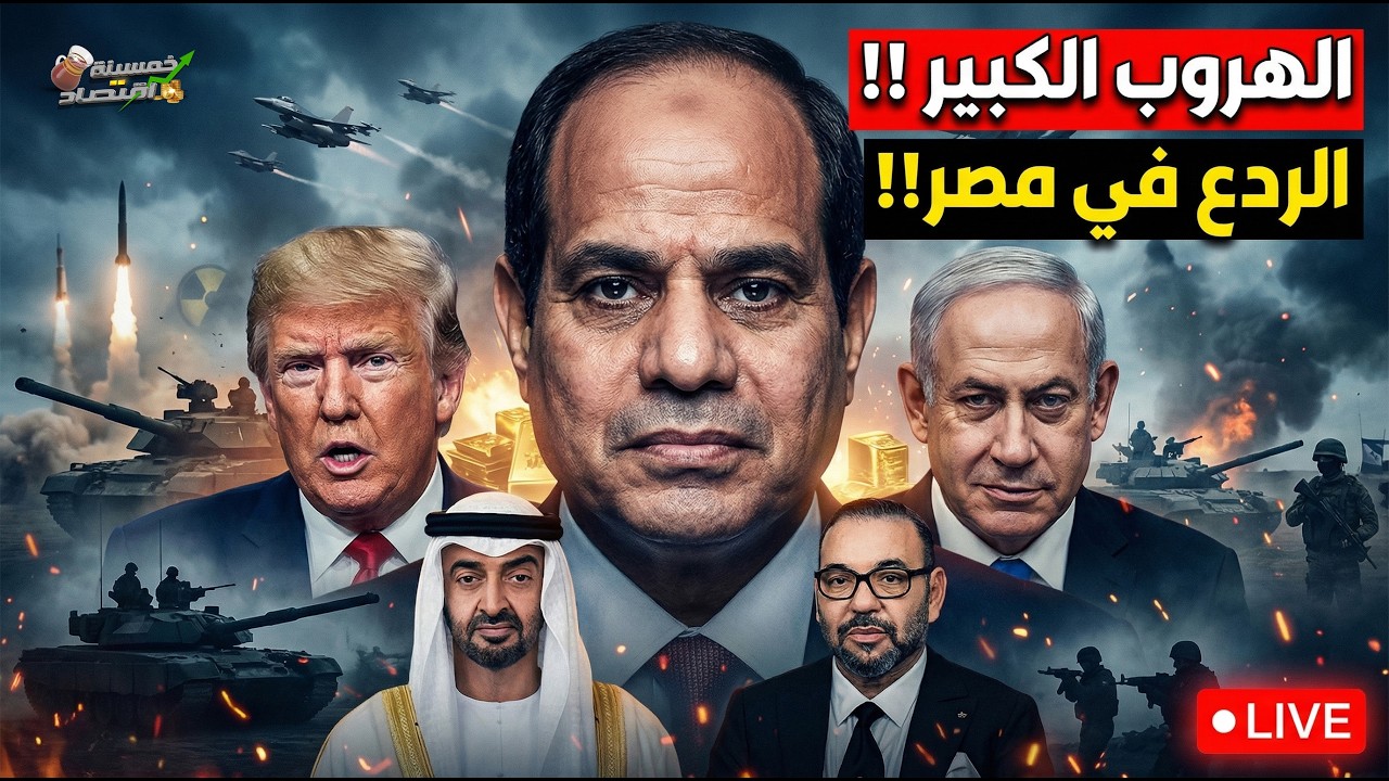 الهروب الكبير مليارات الخليج تُغادر لـ مصر والمغرب! الردع يصل مصر..ماذا أرسلت مصر لـ باب المندب؟!