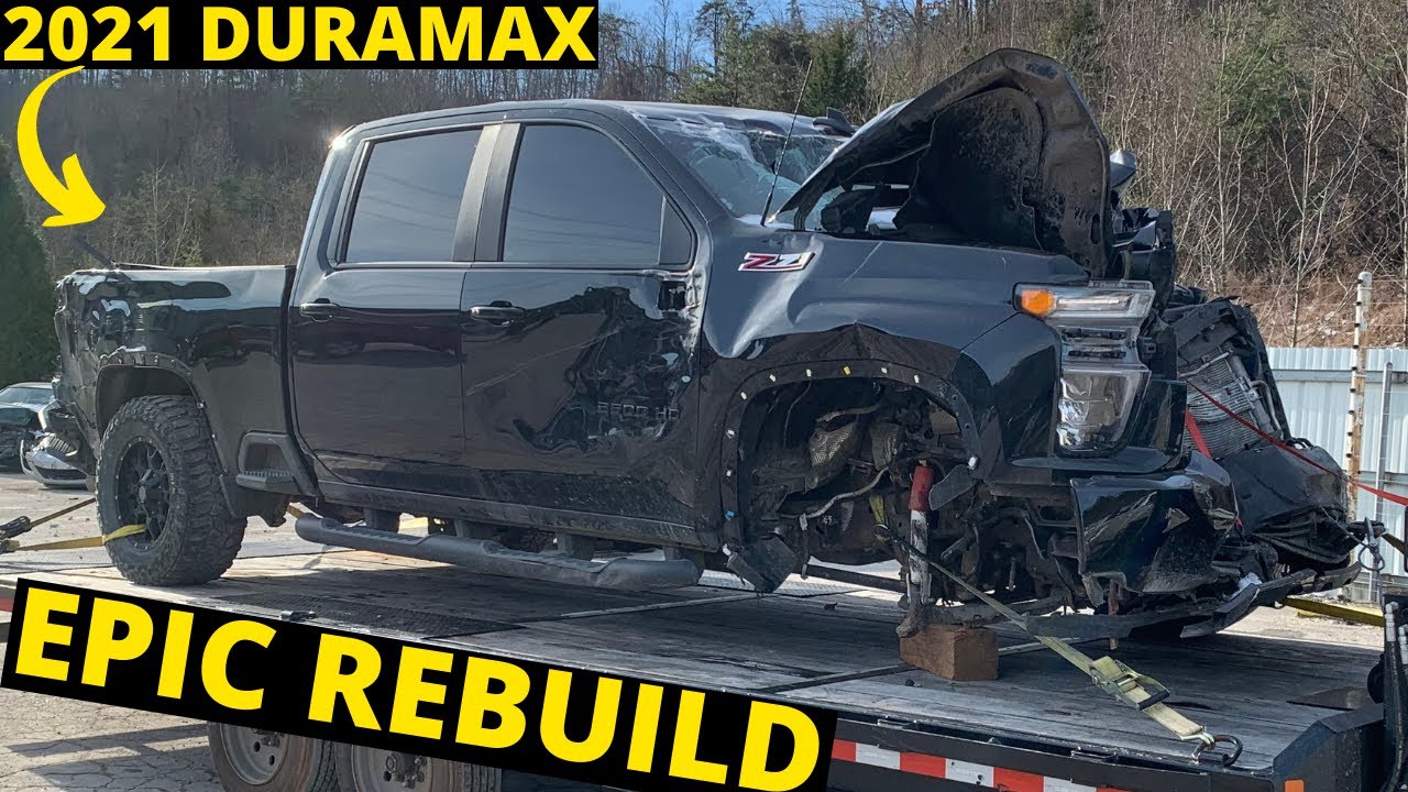 REBUILDING A 2021 CHEVROLET SILVERADO DURAMAX 2500 EPIC BUILD