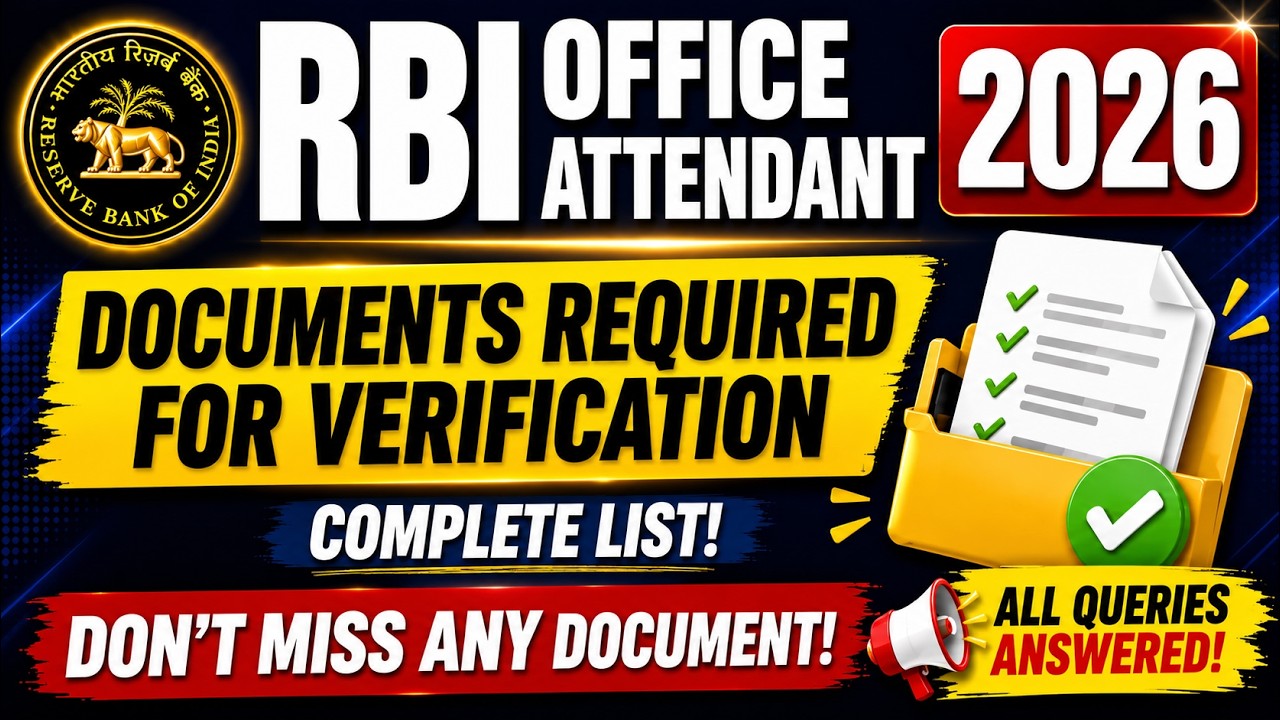 RBI Office Attendant:How to Post Your Documents to RBI Head Office Correctly |Complete List| #rbi