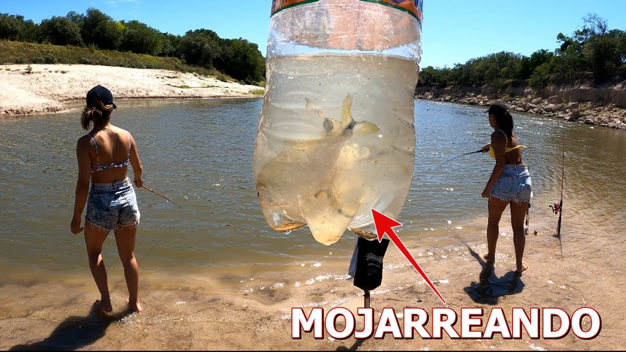 Pesca con ca&ntilde;a mojarrera y Linea de mano. Cocina y Campamento 2023. cooking and fishing camp