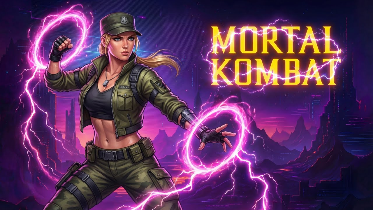 Mortal Kombat • Sonya Blade | 14 Track Dark Synthwave (Pixel Wave)