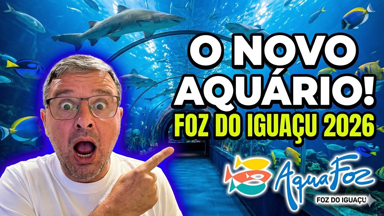 Fui no novo aquário de Foz do Iguaçu e mostro tudo, preços e como pagar menos!