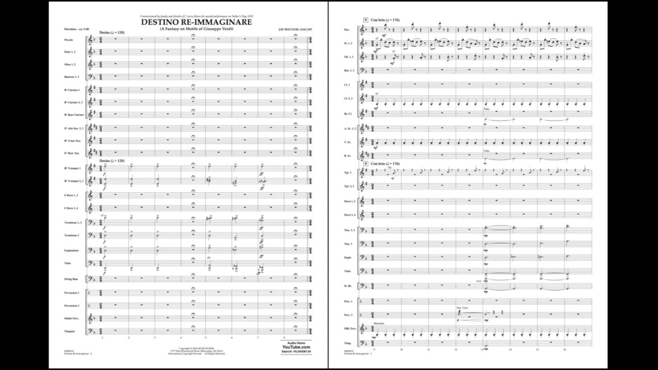 Destino Re-Immaginare (A Fantasy on Motifs of Giuseppe Verdi) by Jay Bocook
