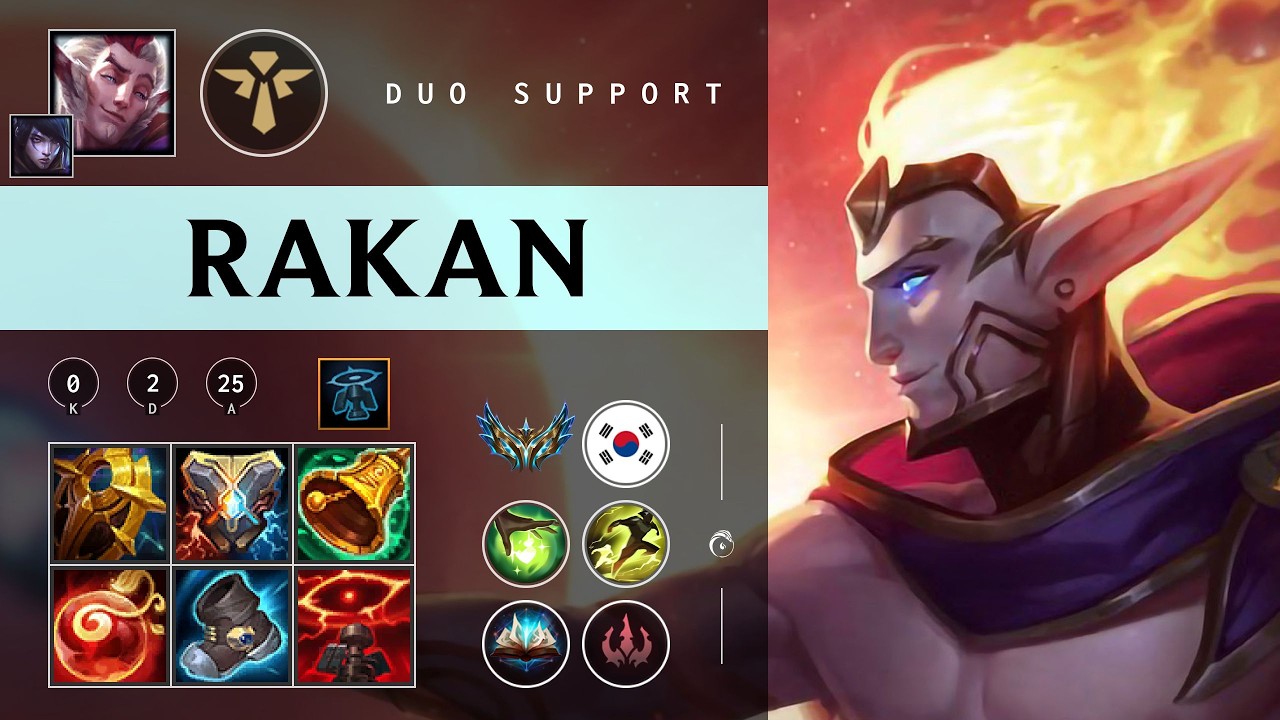 Rakan Support vs Hwei - KR Challenger Patch 26.04
