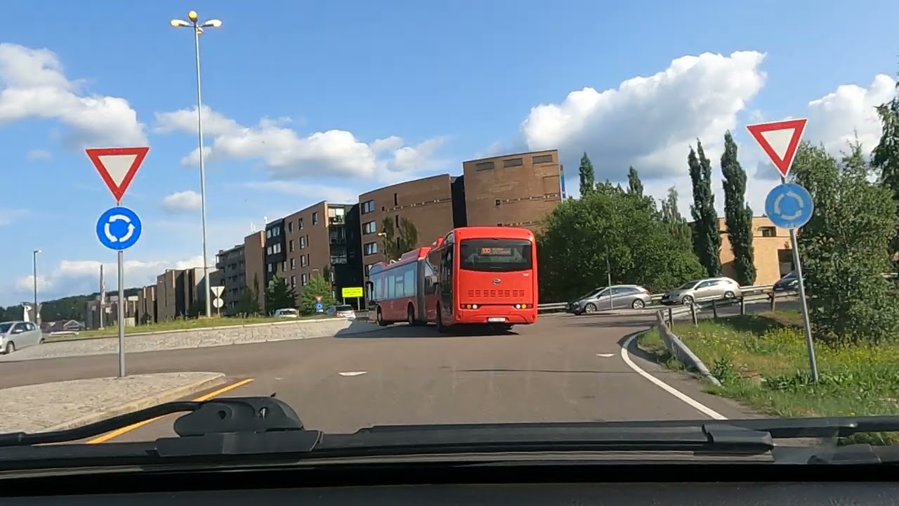 1. Fra Cirkle K, Solheimsveien, Ahus og inn mot Strømmen