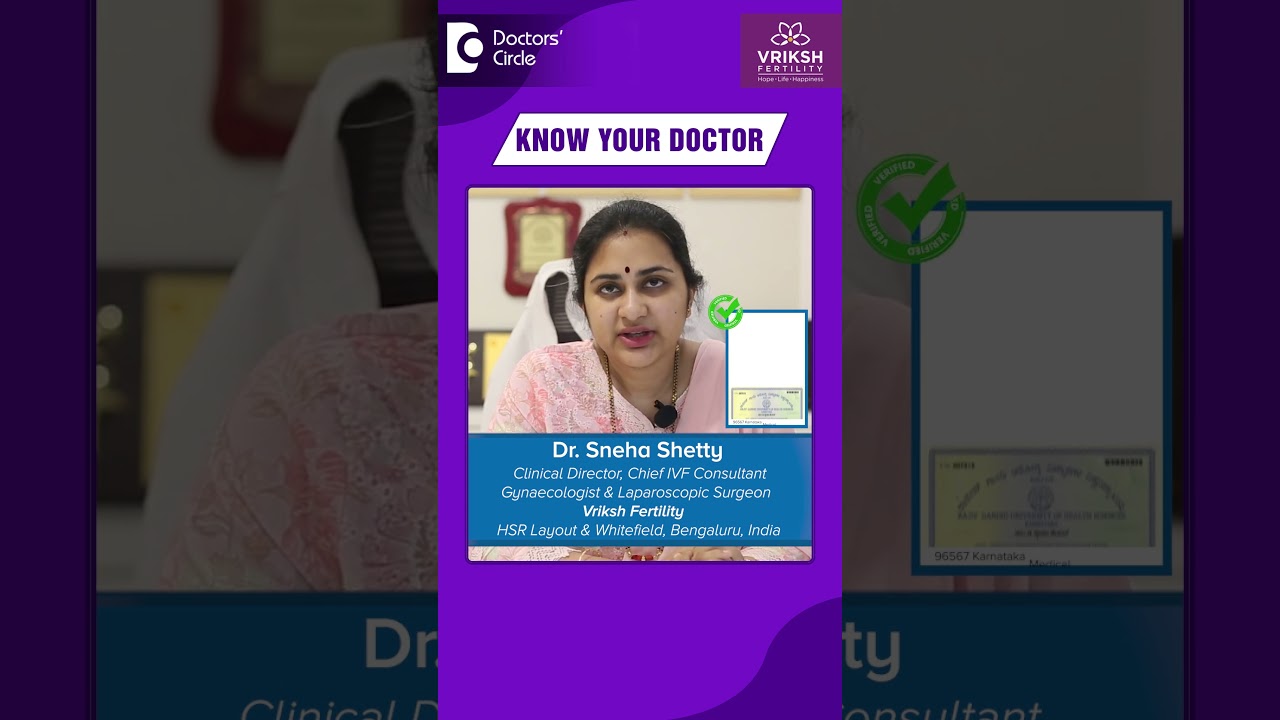 Dr. Sneha Shetty | Best IVF Consultant & Gynaecologist | HSR Layout, Bengaluru | Vriksh Fertility