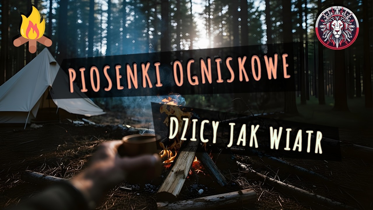 Dzicy jak Wiatr – Piosenka Ogniskowa 🌲🔥 | Wolność, Zapach Dymu i Leśna Cisza - Legendary Tracks PL