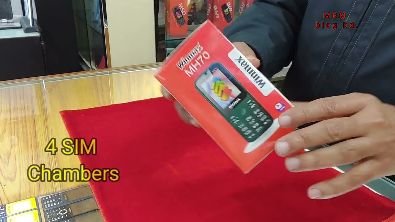 Winmax MH70 ll 4 SIM Awesome  📱📱 ৪ চেম্বার ফিচার ফোন