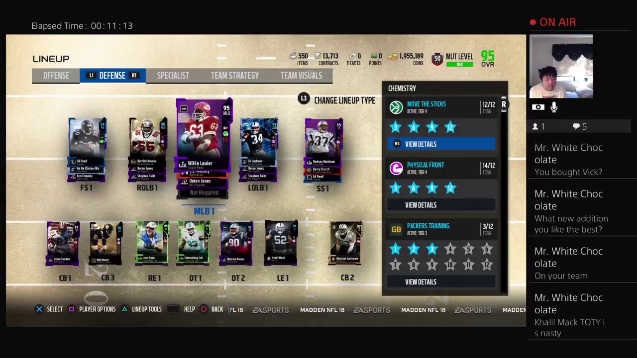 Madden 18-Level 50 Best Of The Best  Pack opening