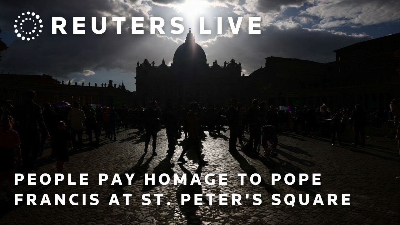 LIVE: View of St. Peter's Square in Vatican City