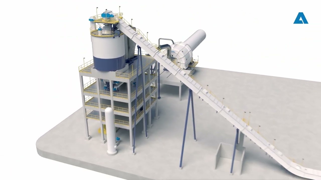 How does a gasification plant for lime kilns work?