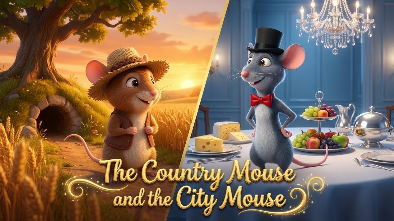 The Country Mouse and The City Mouse | Stories for Teenagers | English Stories
