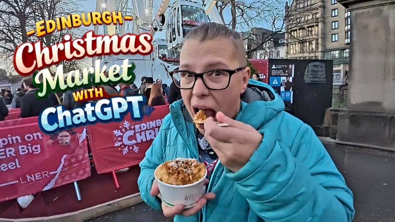 Winter Vanlife | Edinburgh Christmas Market with ChatGPT🎄✨️