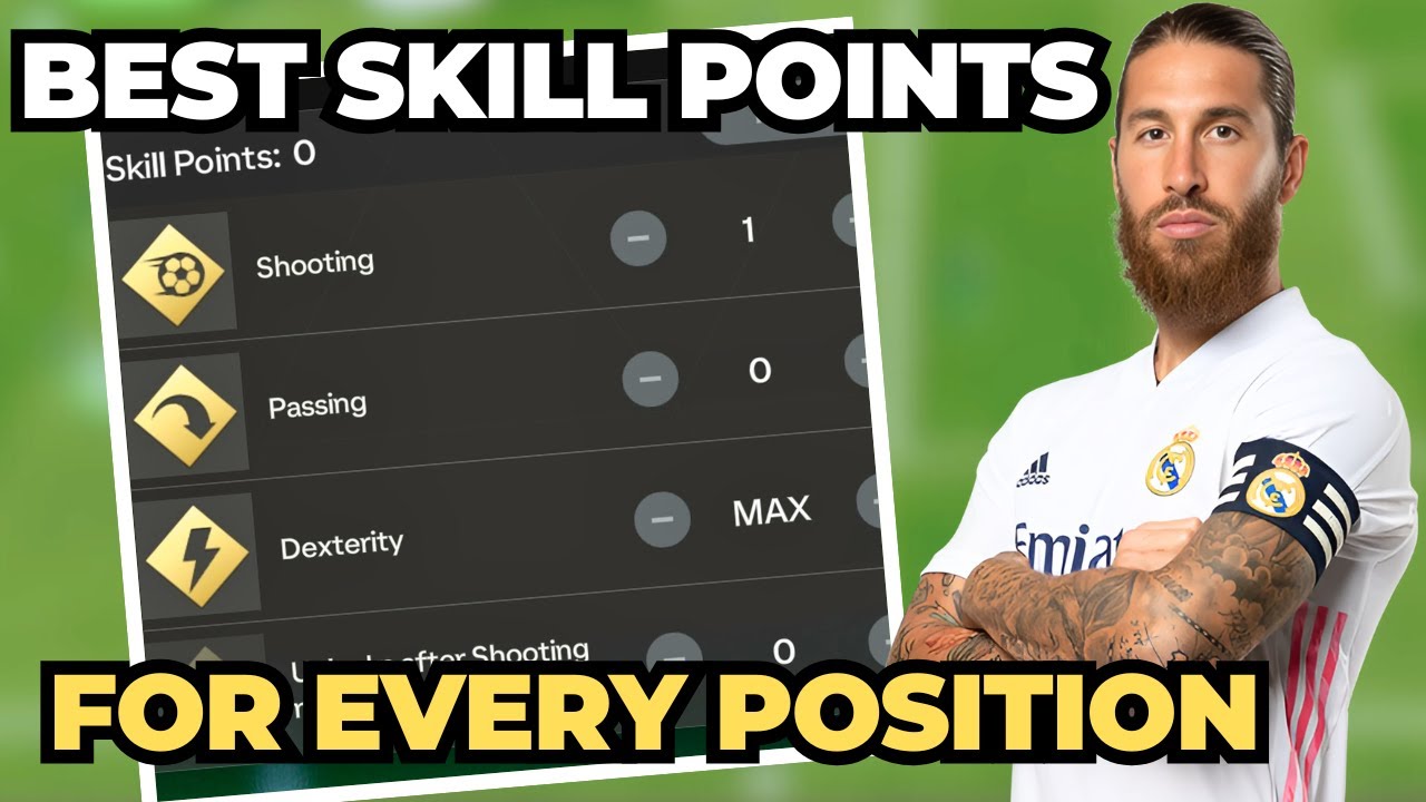 Best SKILL POINTS for every position✅ in fc mobile