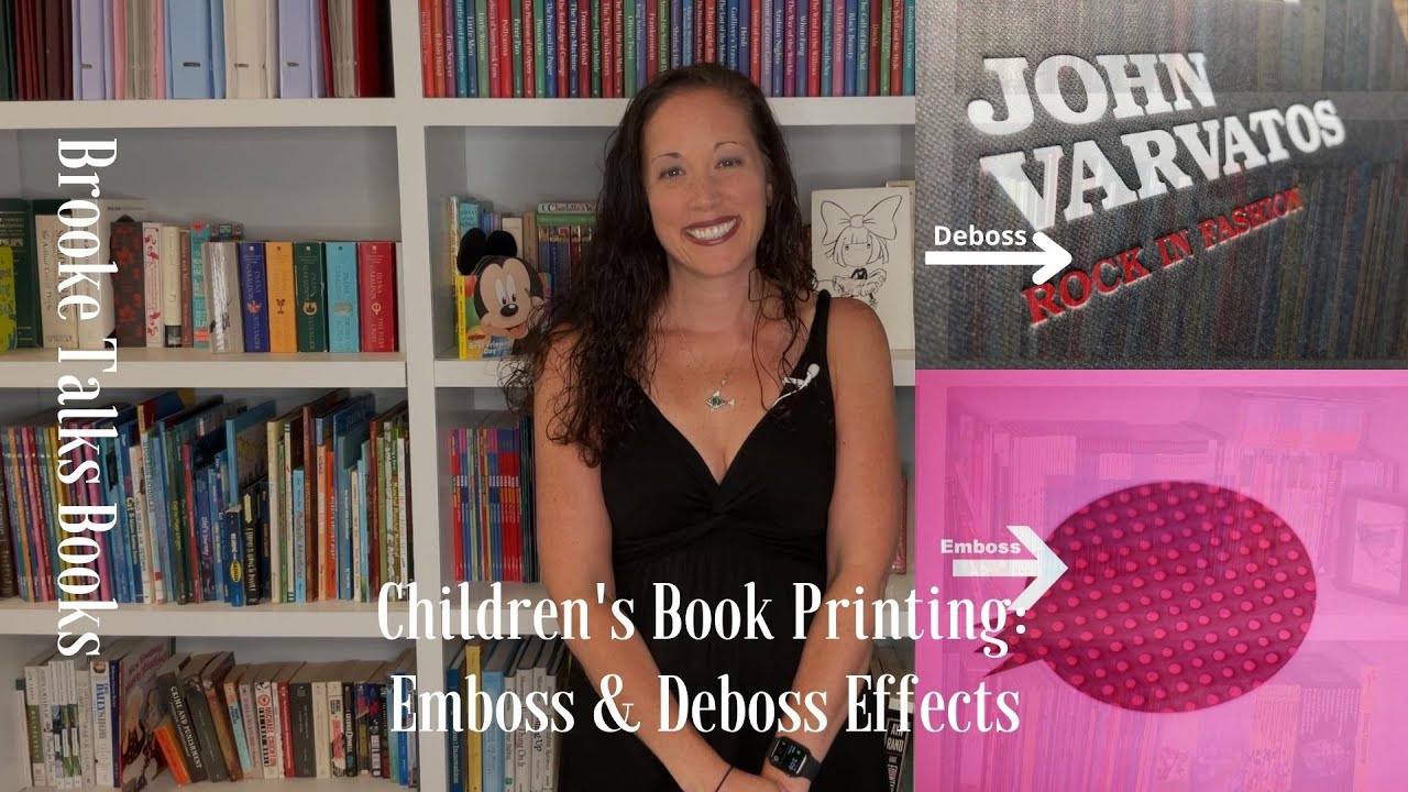 Children's Book Printing: Emboss & Deboss Effects