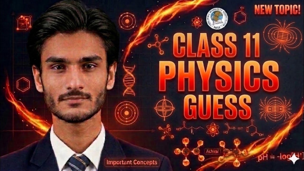Class 11 Physics Guess Paper 2026 | 1st Year Physics Important Questions 2026