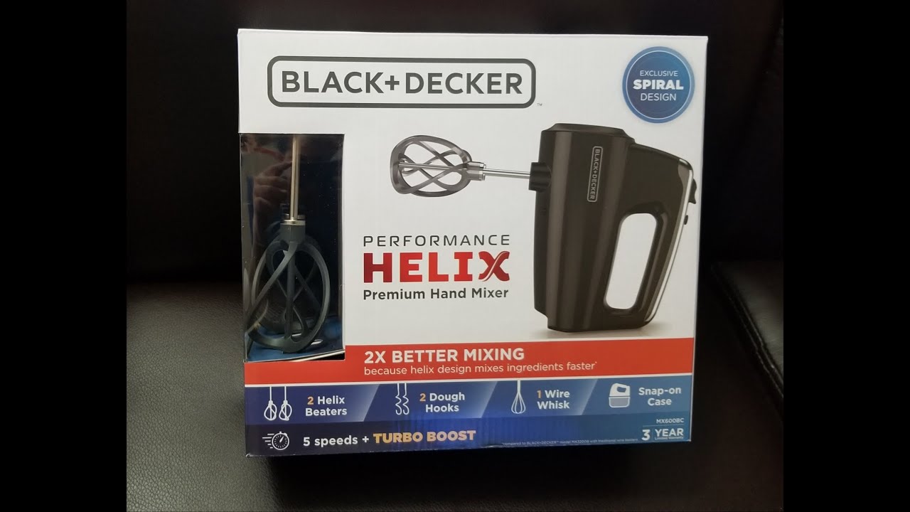 Black and Decker Hand Mixer (Performance Helix)  Unboxing and Review