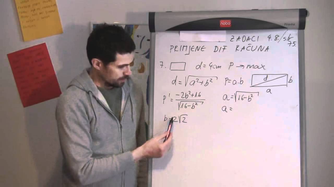 Primjena diferencijalnog računa 02
