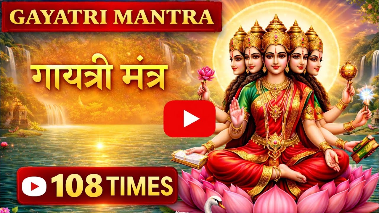 Gayatri Mantra 108 Times | Powerful Morning Chant | गायत्री मंत्र 108 बार | Positive Energy 