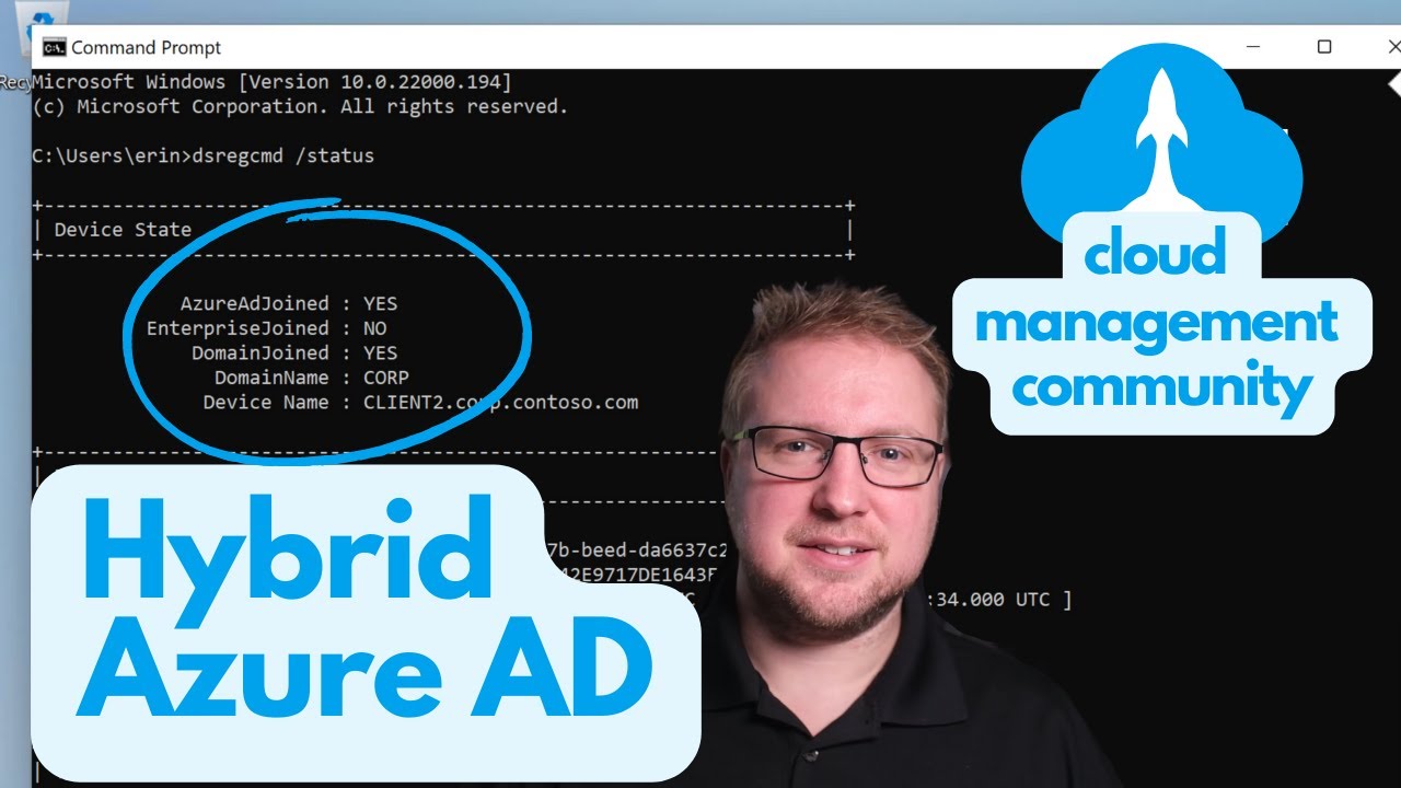 Настройте гибридное присоединение к Azure AD (чтобы подготовиться только к использованию в облаке!)