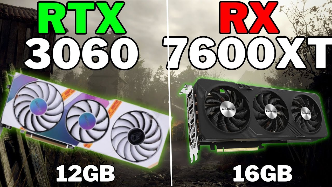 RTX 3060 12gb VS RX 7600XT 16gb - Testes Comparativo em 1080P|2K