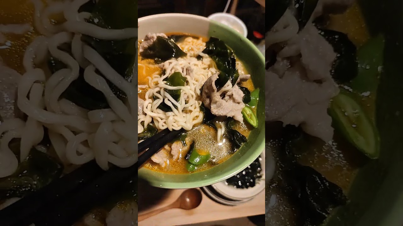 Noodles with Seaweed #food #noodles #seaweed #tealeafsalad #burmesefoods