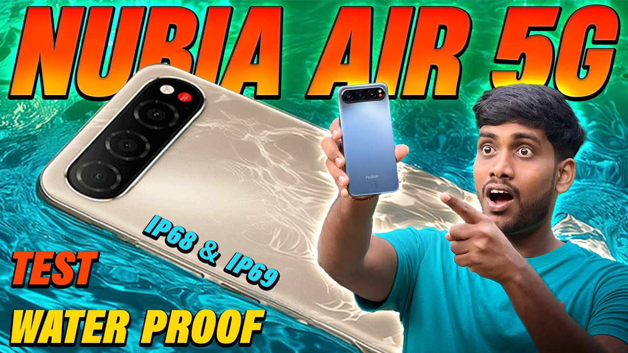 🟠 உண்மையிலயே இந்த mobile Water Proof ஆ? 🤔 | Nubia Air 5G in Sri Lanka | Thanush Tech