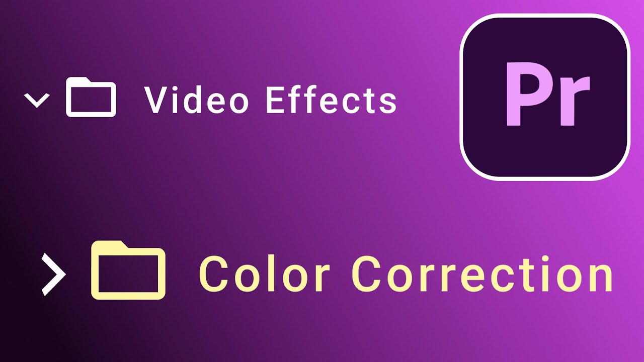 Color Correction Effects Explained, Premiere Pro Tutorial, Video Effects, Lesson 4
