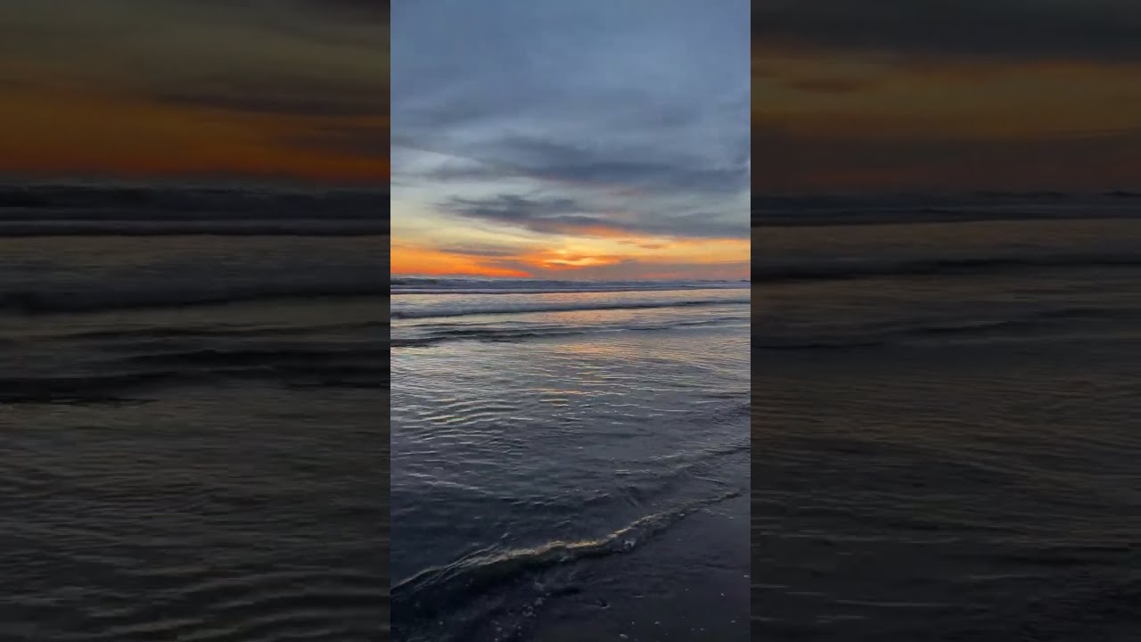Huntington State Beach at Sunset  