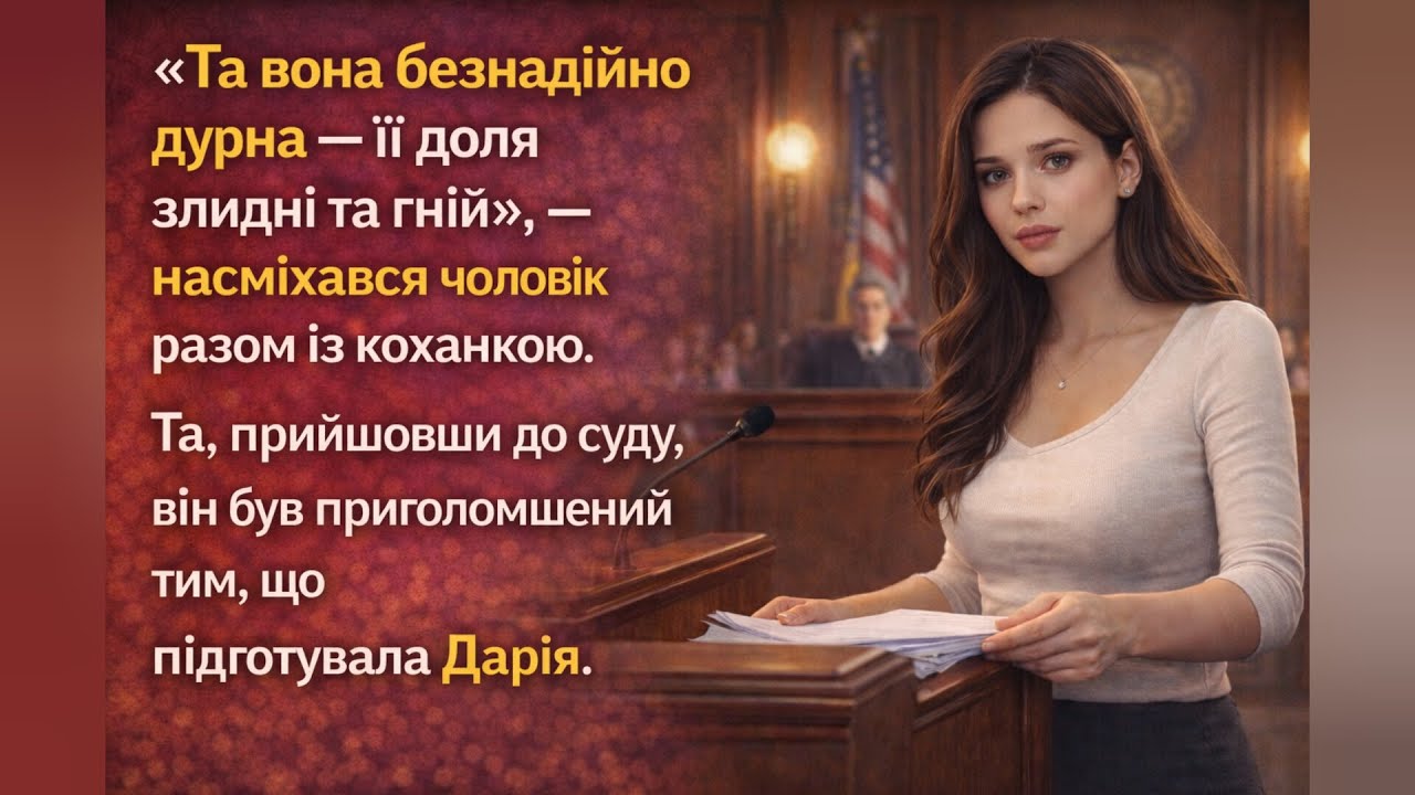 «Та вона безнадійно дурна — її доля  злидні та гній», — насміхався чоловік разом із коханкою...