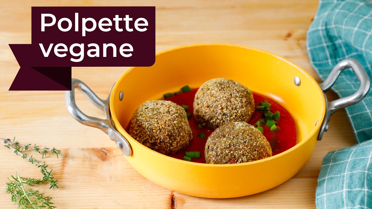 Polpette vegane di lenticchie | Ricetta facile con salsa di datterino