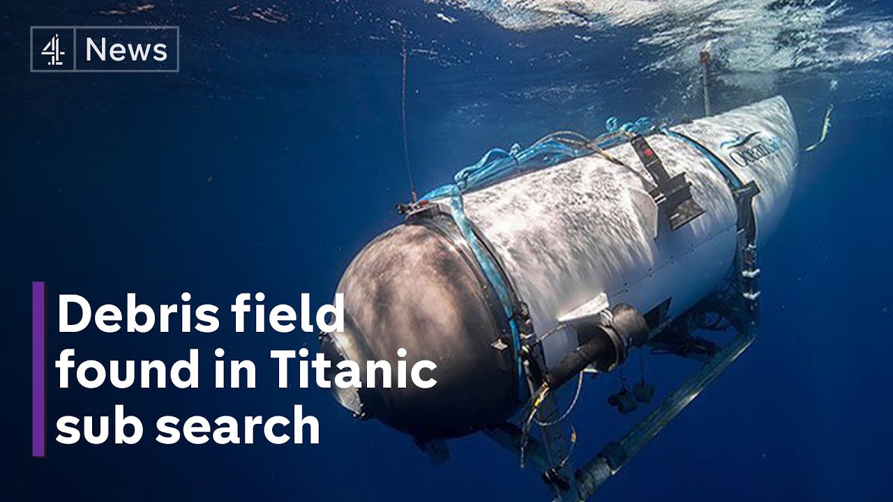 Titanic sub: &lsquo;debris field&rsquo; found in search for missing vessel