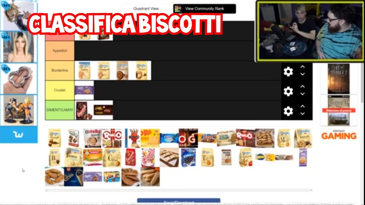 MARCO MERRINO E SDRUMOX CLASSIFICA BISCOTTI IN LIVE TWITCH