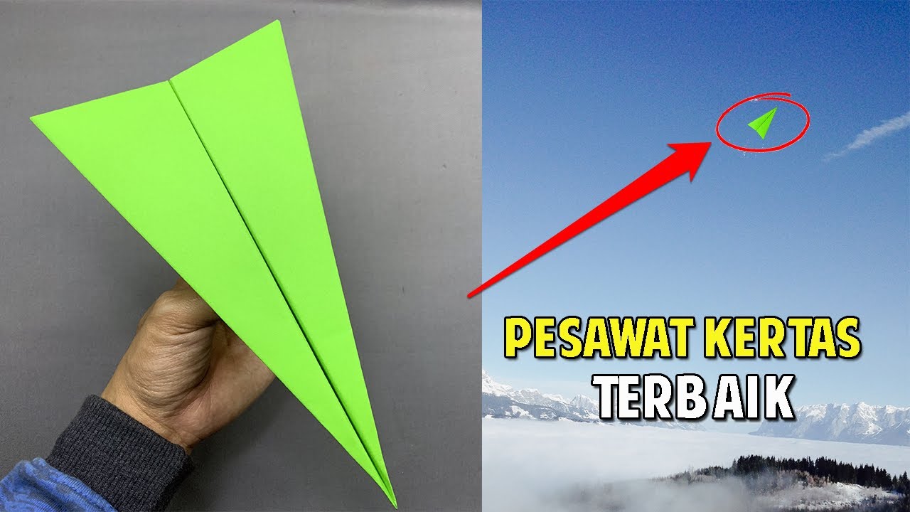 Cara Membuat Pesawat Kertas dengan Mudah - Desain Sederhana Terbang Jauh