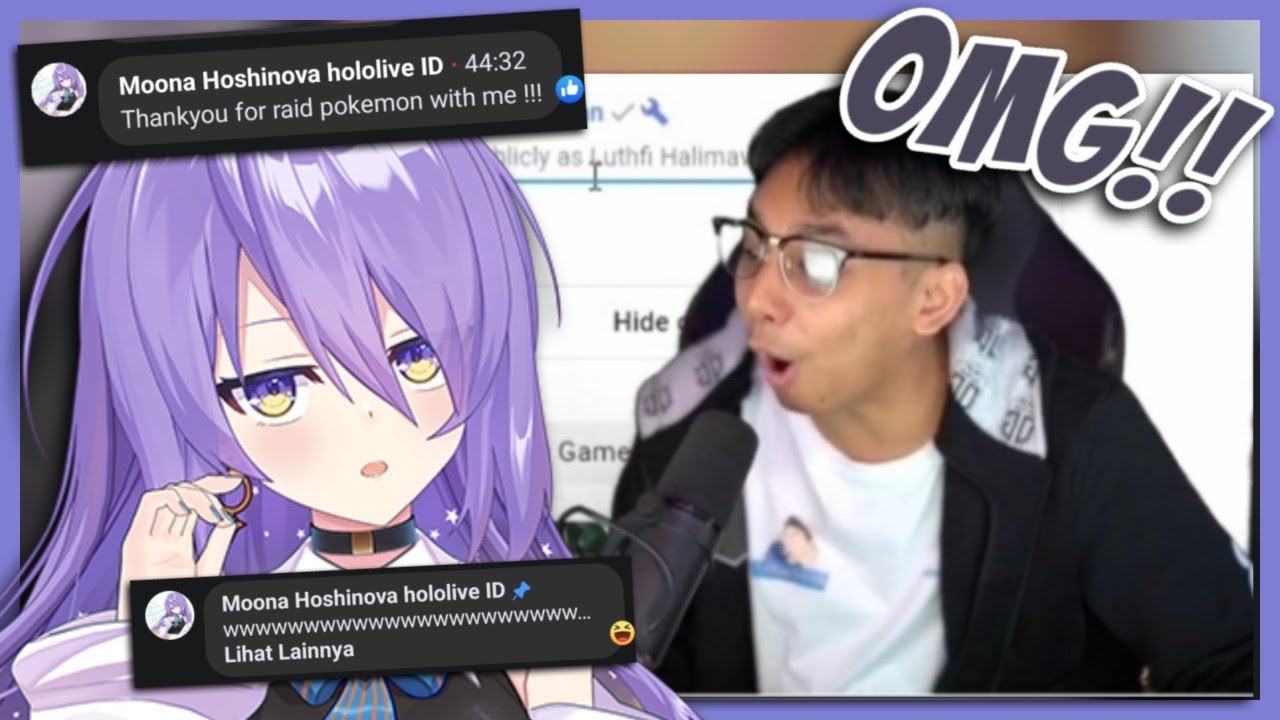 Bang upi di notice sama moona, arc vtuber resmi tamat! - luthfi halimawan [clip]