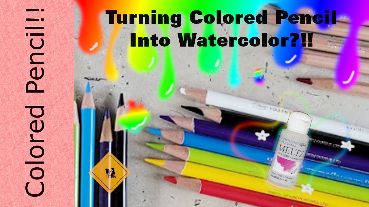 Turning Regular Colored Pencils into Watercolors?! 😱✏️