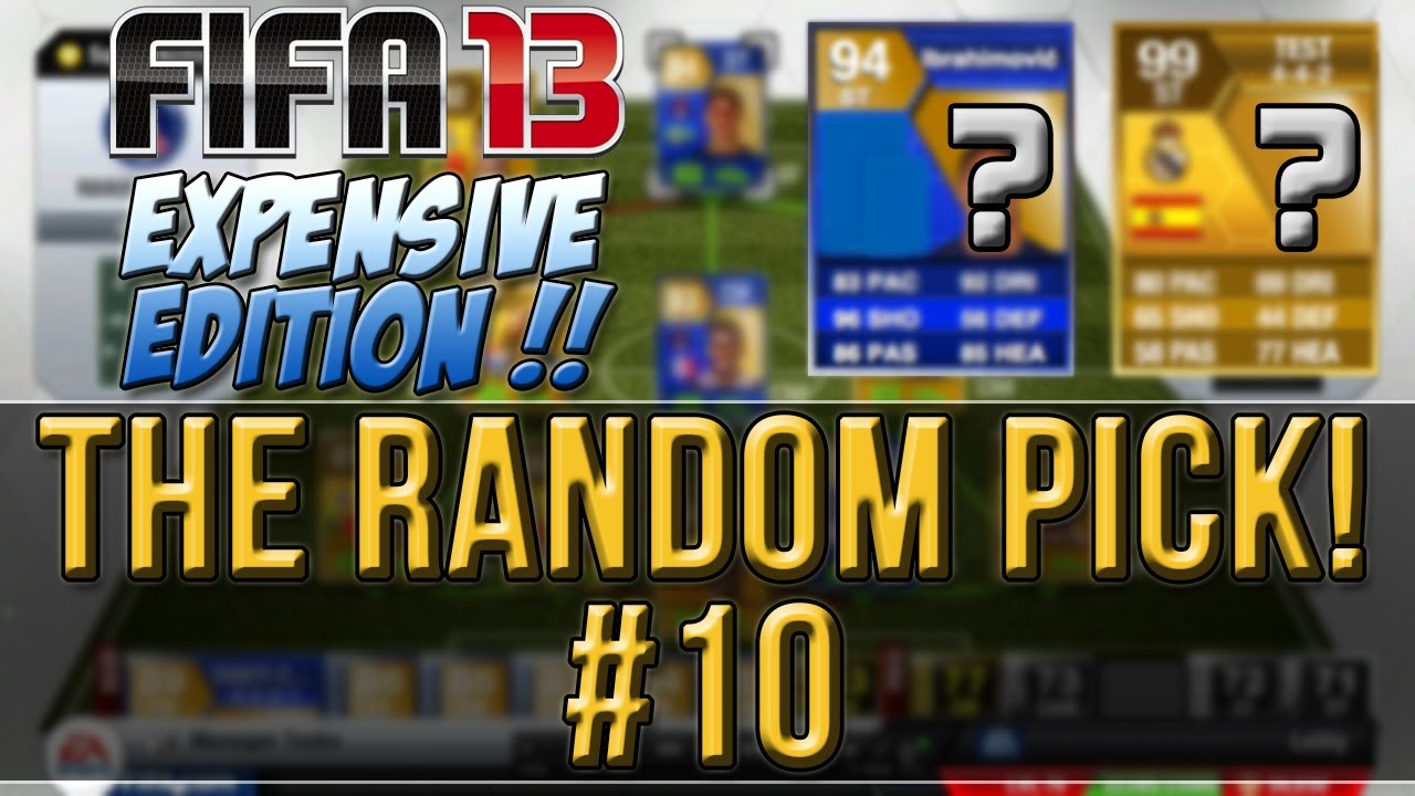 The Random Pick #10 - EXPENSIVE EDITION! 4.4 MILLION Coin Squad Builder - FIFA 13 Ultimate Team