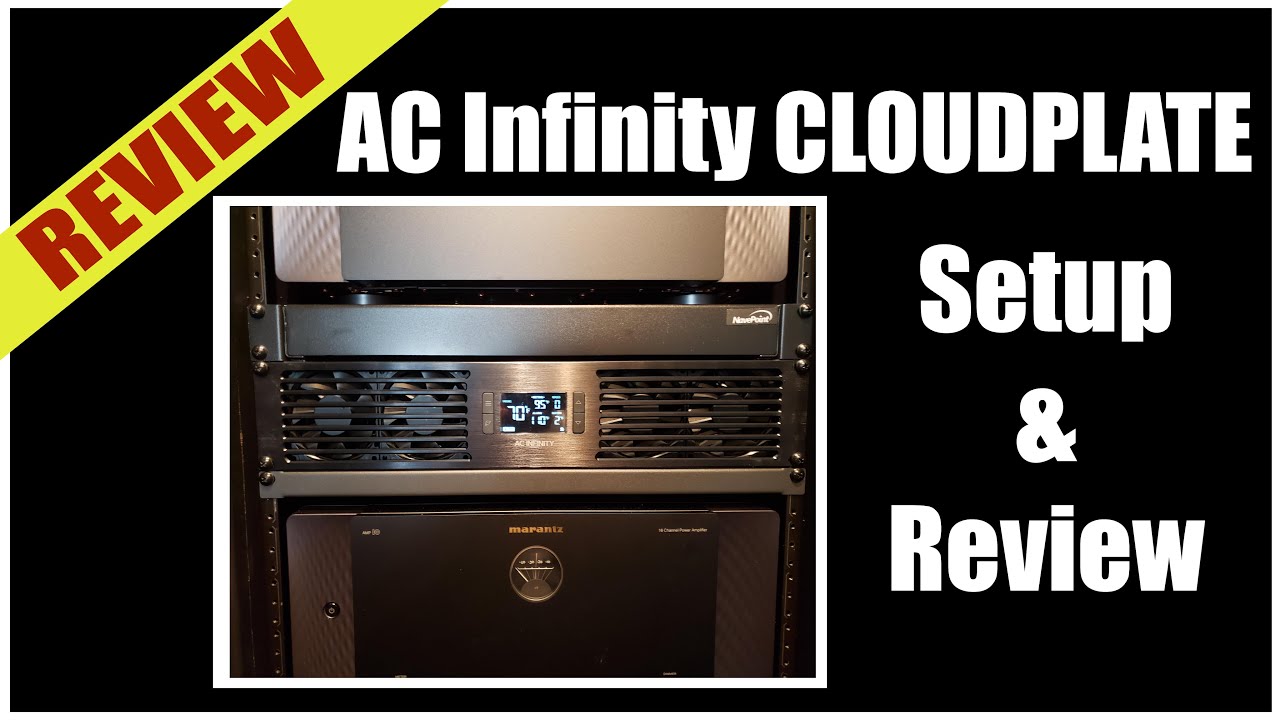 Home Theater Equipment Rack Cooling- CloudPlate Setup and Review