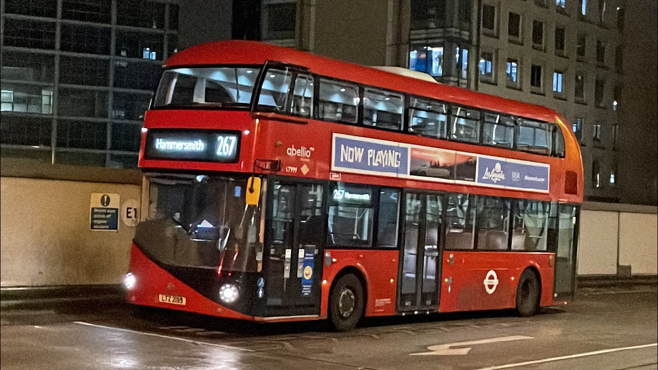 (FIRST BUS) Full Route Visual - Route 267 - Fulwell to Hammersmith - LT999 (LTZ2199)