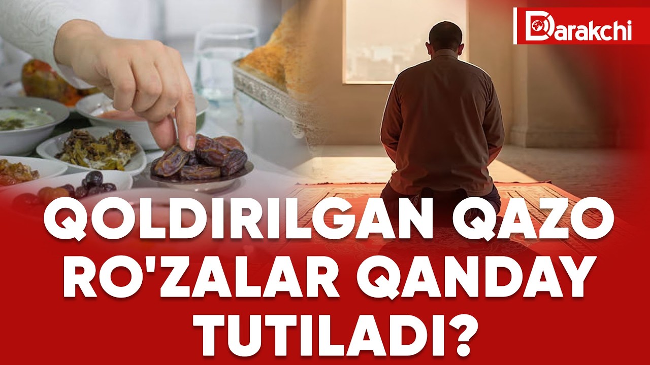 QOLDIRILGAN QAZO RO'ZALAR QANDAY TUTILADI?
